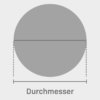 Holzzuschnitt Tischplatte Sonderform Kreis
